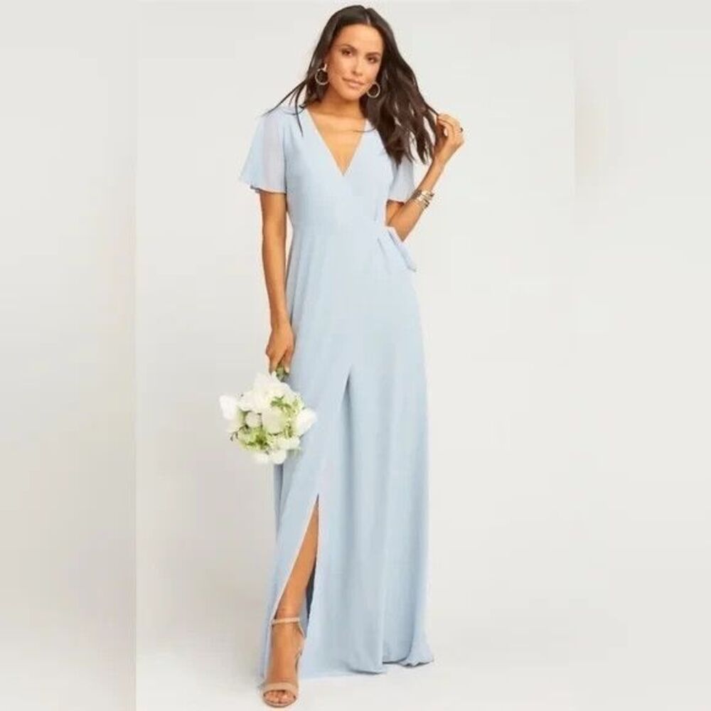 Show Me Your Mumu XS maxi long dress Noelle Flutter Wrap